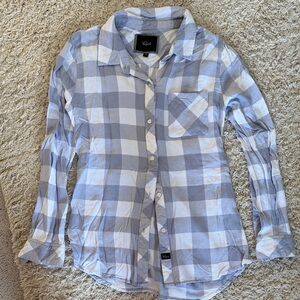 Rails Lilac and White Checkered Shirt